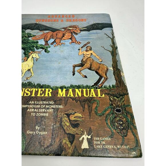 Advanced Dungeons & Dragons MONSTER MANUAL 1978 3rd Edition TSR #2009 RPG AD&D - Picture 9 of 16